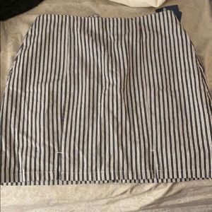 Hollister stripped skirt